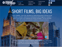 Tablet Screenshot of focusforwardfilms.com